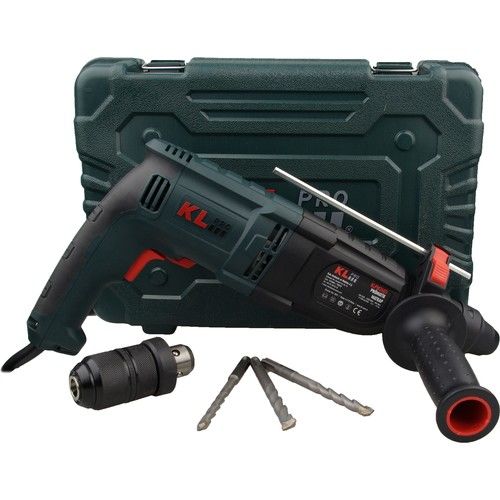 KL KLPM2603 PNÖMATİK MATKAP ÇİFT MANDRENLİ 850 WATT 3.2 JOULE  0-1100 DEVİR 0-4200 DARBE