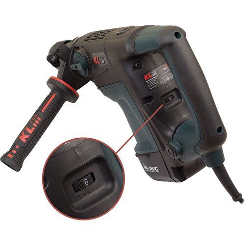 KL PRO KLKD610M KIRICI DELİCİ 1100 WATT 5.8 KG SDS MAX 7 J 35MM DELME 1950-4860 DARBE\DK