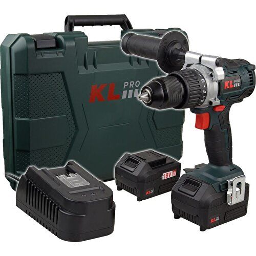 KLPRO 18Volt/4.0Ah Li-Ion Çift Akülü Kömürsüz Profesyonel Vidalama Klnm1840B