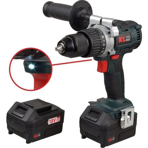 KLPRO 18Volt/4.0Ah Li-Ion Çift Akülü Kömürsüz Profesyonel Vidalama Klnm1840B