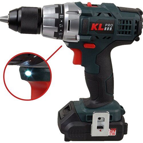 KL KLNM1420 ŞARJLI DARBESİZ VİDALAMA MATKAP 14.4V 2.0AH   27 NM  1.2 KG ÇİFT AKÜLÜ