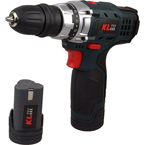 KL KLNM1020 ŞARJLI DARBESİZ VİDALAMA MATKAP 10.8V 2.0AH Lİ-ON ÇİFT AKÜLÜ 22 NM    1.1KG