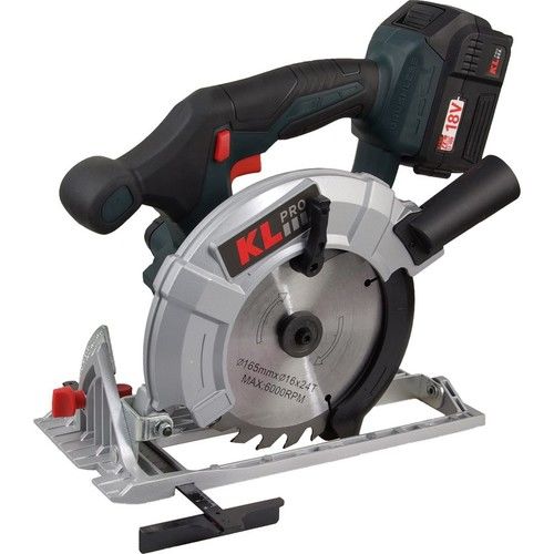 KL KLDAT1840B 18 VOLT 4.0 Ah  AKÜLÜ  DAİRE TESTERE KÖMÜRSÜZ 165MM 0-3650 DEVİR 2.8 KG
