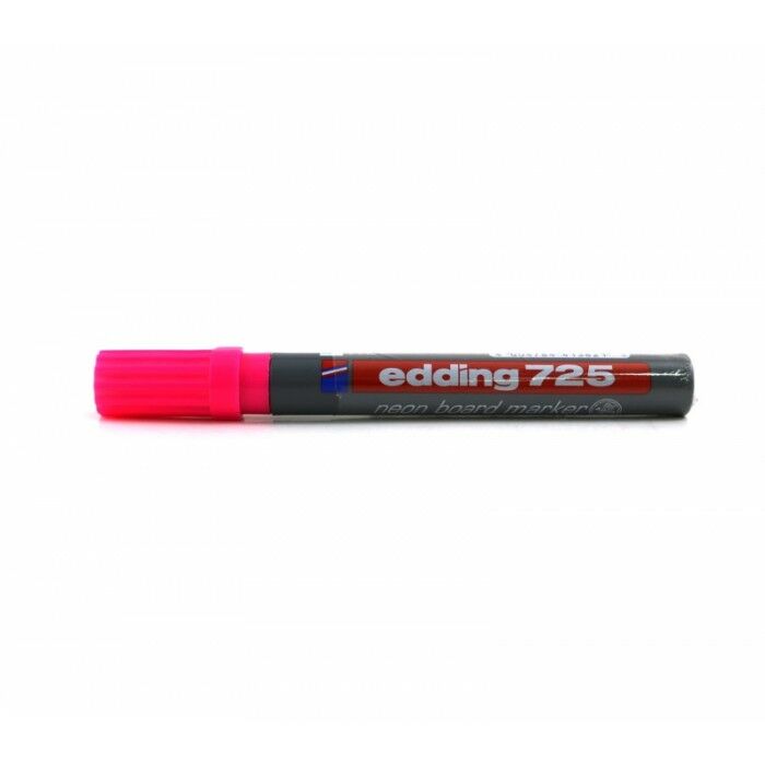 EDDİNG 725 PEMBE FOSFORLU NEON BEYAZ YAZI TAHTASI KALEMİ