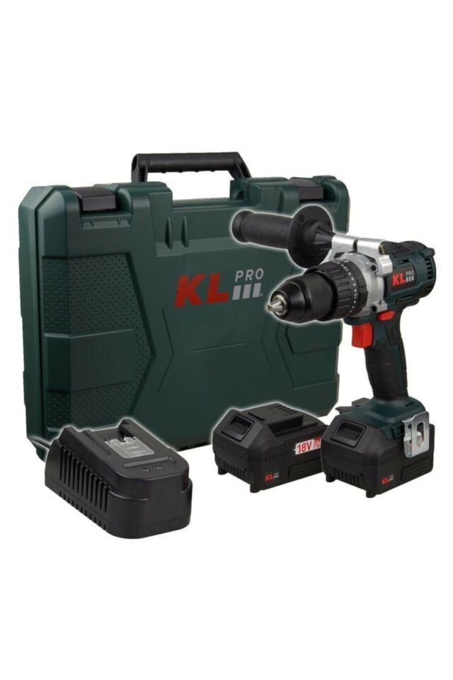 KL KLDM1850B AKÜLÜ DARBELİ VİDALAMA MATKAP KÖMÜRSÜZ 18V 5.0AH  60 NM 0-500 \ 0-1800 DEVİR