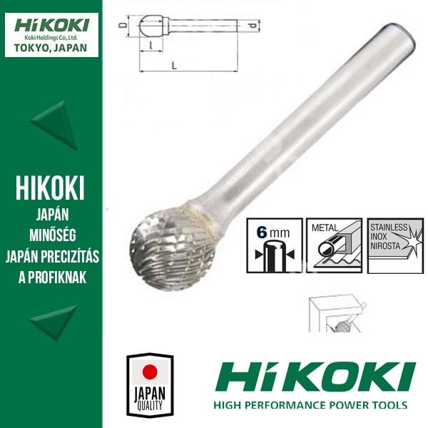 HİTACHİ 6MM KALIPÇI FREZE D-9.6X8\54 780748