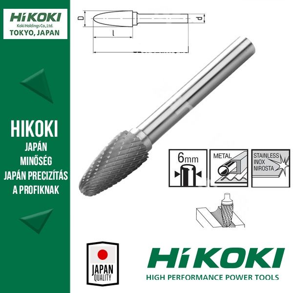 HİTACHİ 6MM KALIPÇI FREZE F-8X20\65 780760