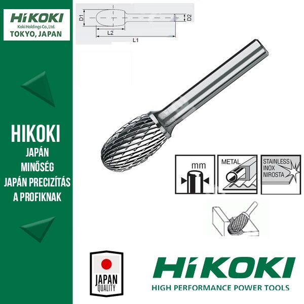 HİTACHİ 6MM KALIPÇI FREZE E8X15\60 780754