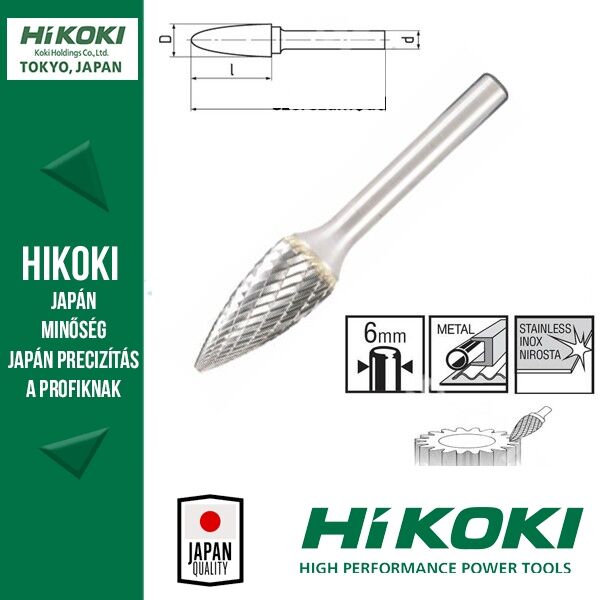 HİTACHİ 6MM KALIPÇI FREZE G-8X19\64 780767