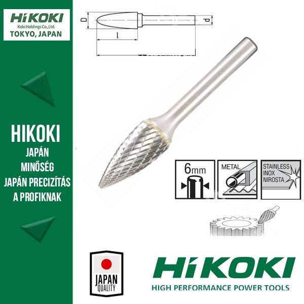 HİTACHİ 6MM KALIPÇI FREZE G-9.6X19\64 780768